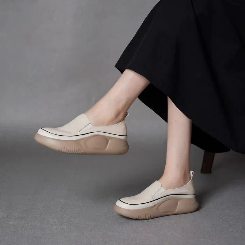 Mocassim Feminino com Plataforma | Ortopédico - Corrige Joanete