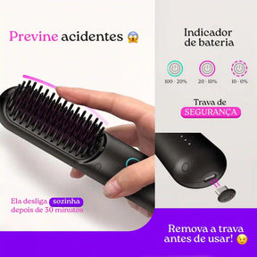 Escova Alisadora Portátil