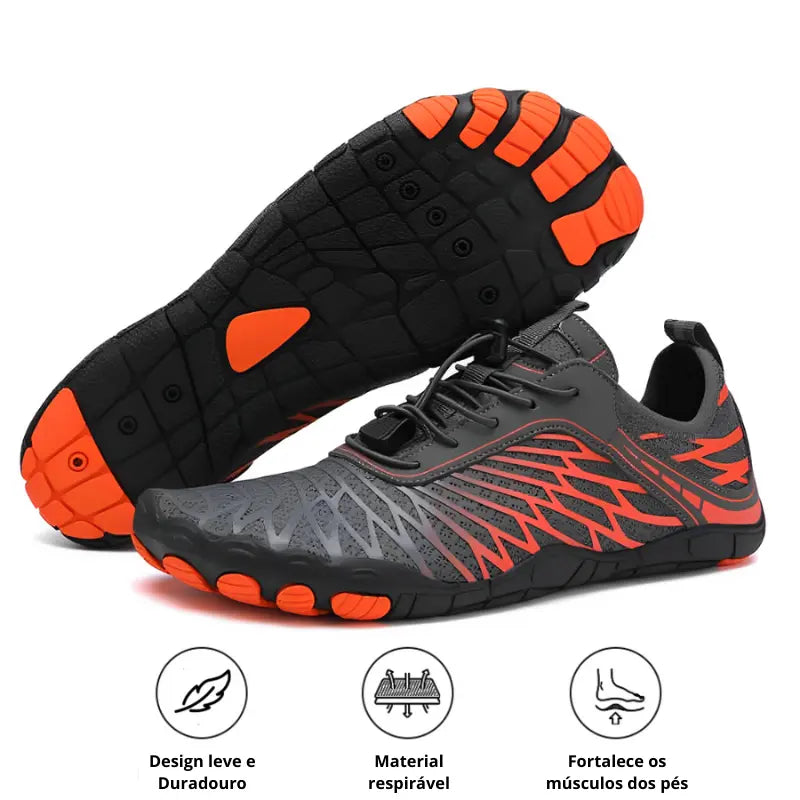 Sapato Tecnológico EcoFlex Barefoot - Sensação de Não Usar Nada [Ultra Confortável]