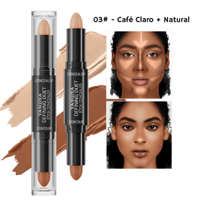 Caneta Corretiva Facial em Bastão 2 EM 1