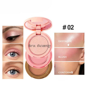 Blush Brilhante 3 em 1