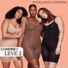 Body Modelador Corporal Comfort - Modele Seu Corpo por Inteiro [COMPRE 1 LEVE 2]