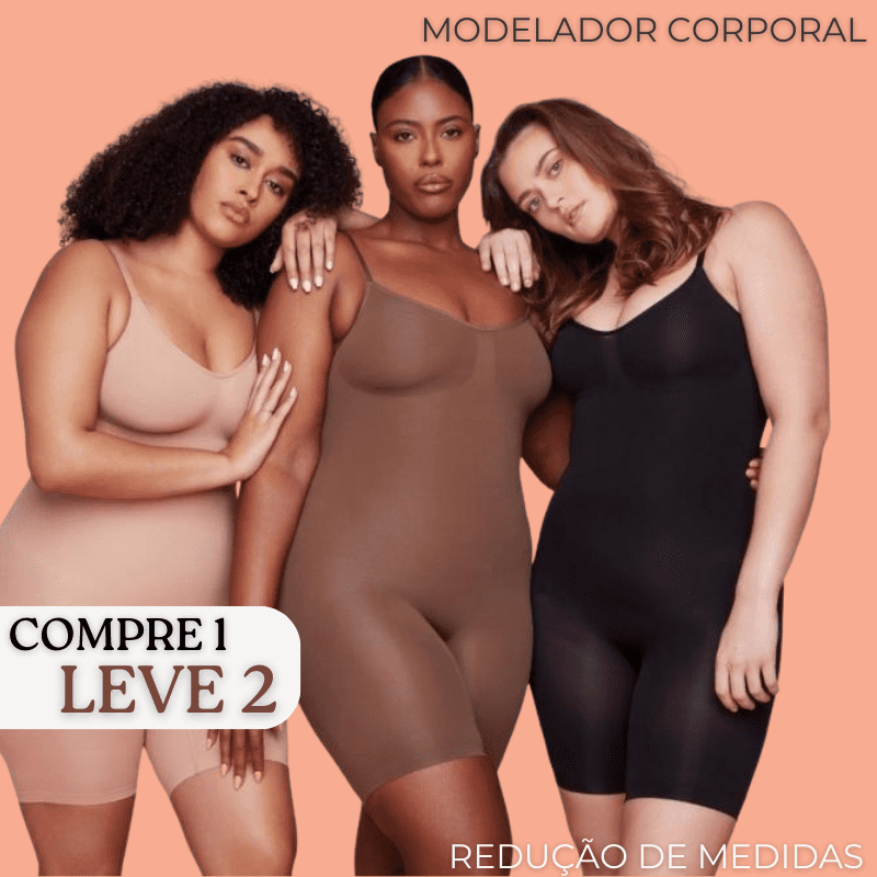 Body Modelador Corporal Comfort - Modele Seu Corpo por Inteiro [COMPRE 1 LEVE 2]