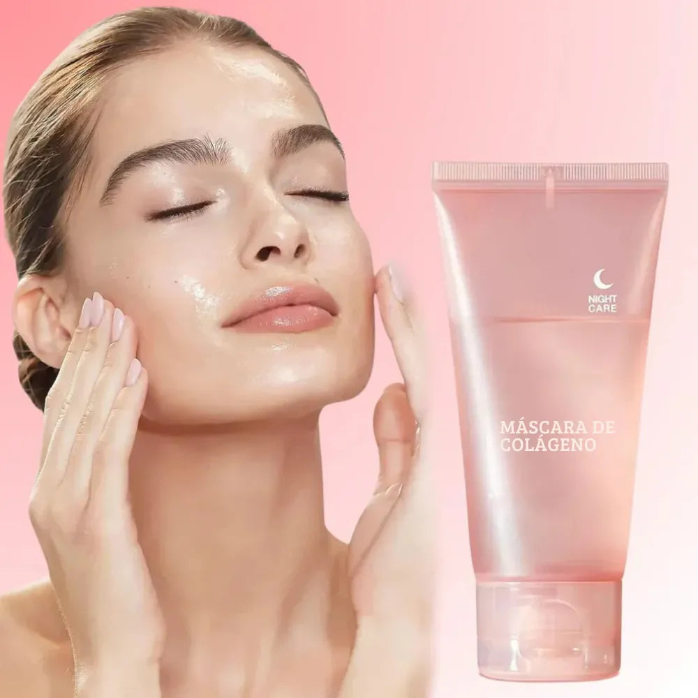 Máscara de Colágeno - Night Mask + Pincel para aplicação de brinde