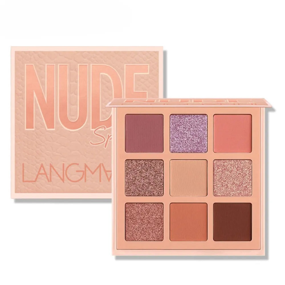 Paleta de Sombras 9 Cores - Langmanni