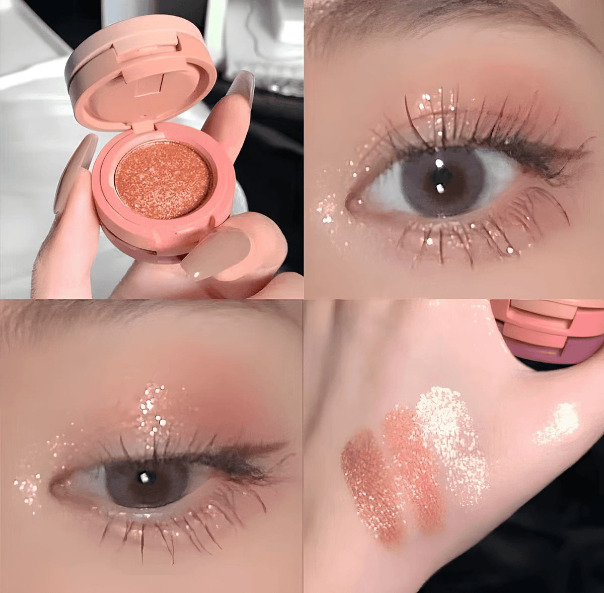 Paleta de Maquiagem Perolada 3 em 1