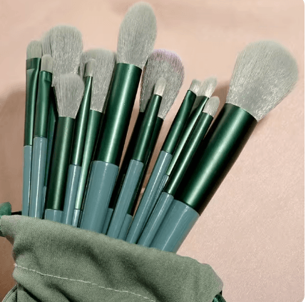 Pincéis de maquiagem - Kit com 13