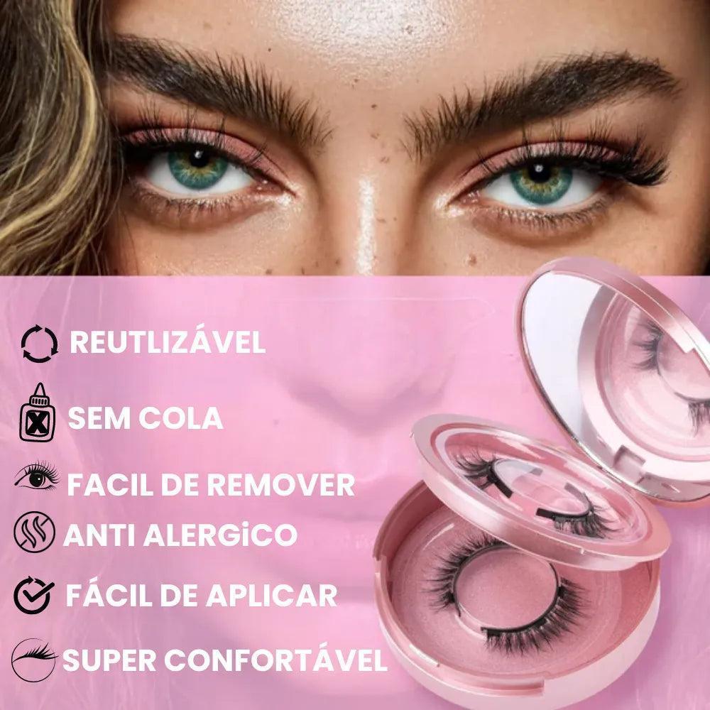 Cílios magnéticos Reutilizáveis Eyelashes™ + Aplicador de brinde [ÚLTIMAS UNIDADES]