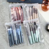KIt 8 Pincéis para Maquiagem - Elegante e Compacto