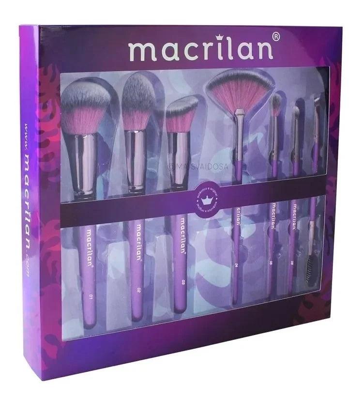 Kit Pincéis de Maquiagem Violet Macrilan
