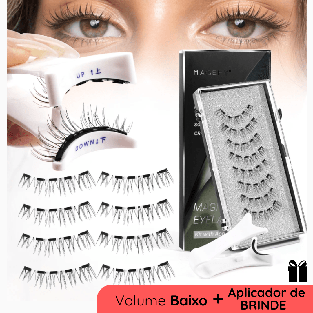 Cílios Postiços Magnéticos Reutilizáveis 3D - PAGUE 1 LEVE 2