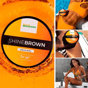 Shine Brown - Creme Acelerador de Bronzeamento Natural [2025]