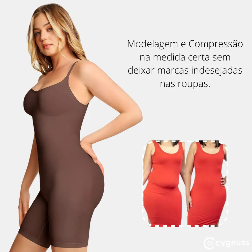 Body Modelador Corporal Comfort - Modele Seu Corpo por Inteiro [COMPRE 1 LEVE 2]