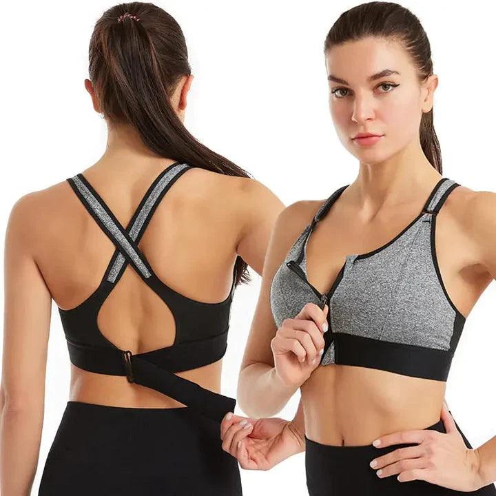 Top FitBR - Alta Sustentação Ajustável em Velcro com Bojo Reforçado