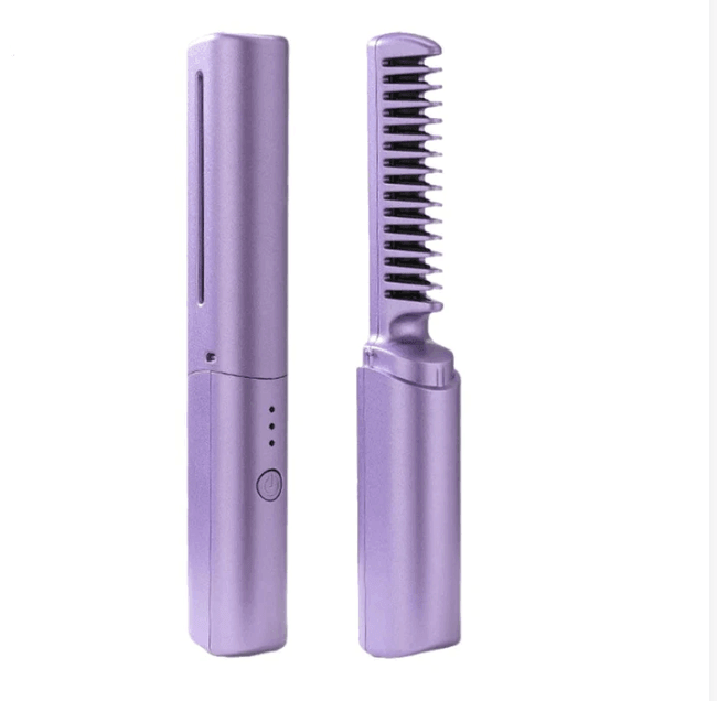 Escova Alisadora Portátil©Beauty Hair - BrasaDescontos