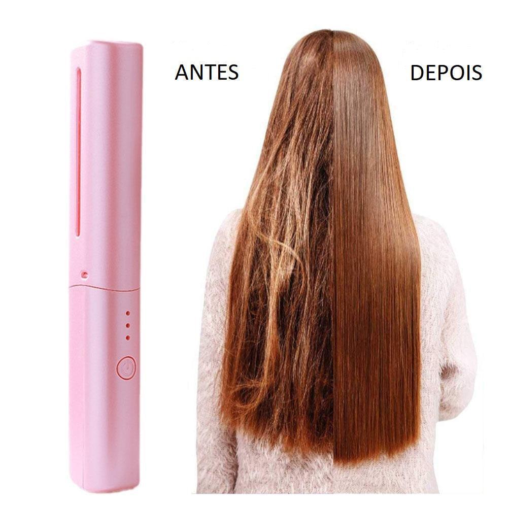Escova Alisadora Portátil©Beauty Hair - BrasaDescontos
