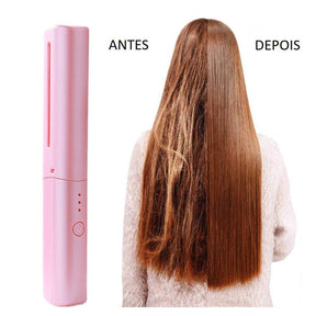 Escova Alisadora Portátil©Beauty Hair - BrasaDescontos